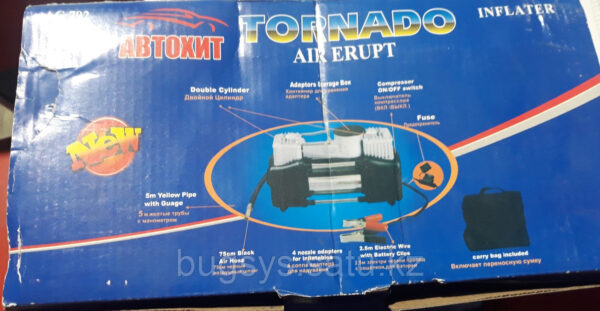 Компрессор автомобильный TORNADO , двухпоршневой