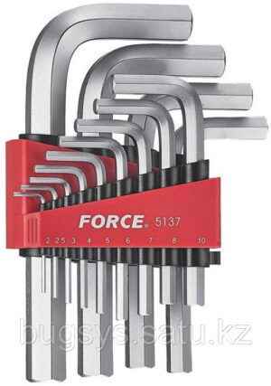 Набор шестигранников г-обр. 13пр. 5137 2-19мм FORCE