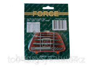 Набор экстракторов обломанных шпилек  5пр. (M3-M18) FORCE 63005