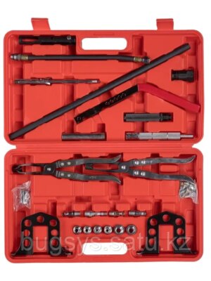 Рассухариватель клапанов в комплекте с щипцами для маслосъемных колпачков, 25пр, в кейсе