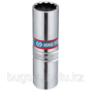 Головка свечная двенадцатигранная 3/8", 14 мм, пружинный фиксатор KING TONY 36A014
