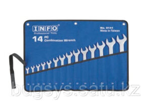 НАБОР КЛЮЧЕЙ РОЖКОВО-НАКИДНЫХ 14 ПР. (10-32 ММ)