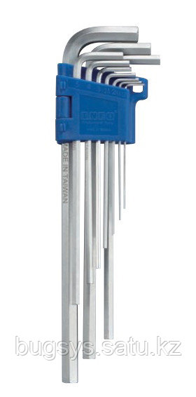 НАБОР Г-ОБРАЗНЫХ ЭКСТРАДЛИННЫХ ШЕСТИГРАННЫХ КЛЮЧЕЙ 10 ШТ., 1,27-10 ММ INFO (9102XL)